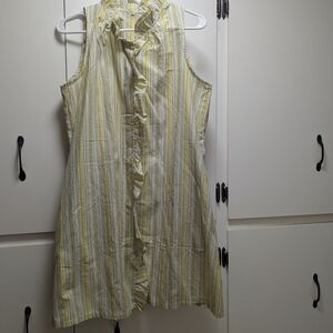 Striped Sleeveless Blouse